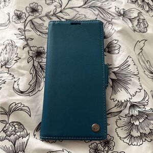 Case Me Blue Samsung 25+ Wallet Case